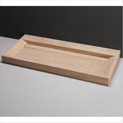 OEM Forzalaqua Waschbecken Natursteinbecken Bellezza 120 Cm Aus Travertin Waschtisch-11027145 OEM Forzalaqua Waschbecken Natursteinbecken Bellezza 120 Cm Aus Travertin Waschtisch-11027145