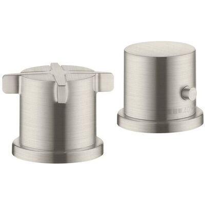 Hansgrohe Axor Citterio Edelstahl Thermostat Badewannenmischer - 2 Löcher Hansgrohe Axor Citterio Edelstahl Thermostat Badewannenmischer - 2 Löcher