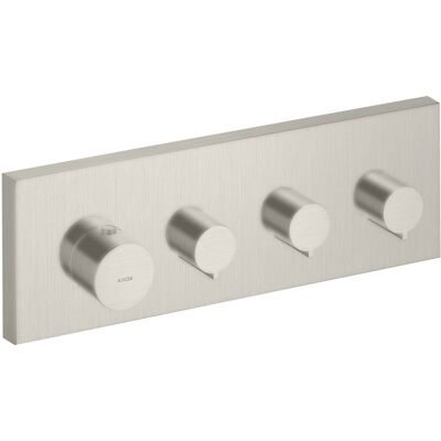 HANS GROHE Axor Starck ShowerCollection Thermostatmodul - Edelstahl - Duschart HANS GROHE Axor Starck ShowerCollection Thermostatmodul - Edelstahl - Duschart