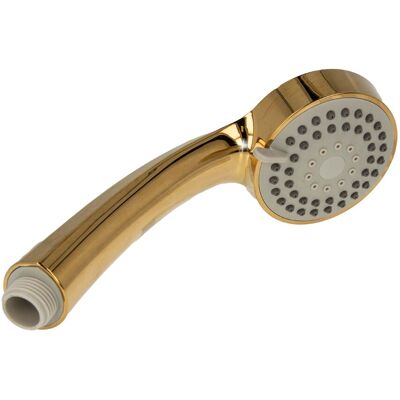 Tecuro - Handbrause Ew-080 Gold - Mit 3-funktionen Und Antikalkdüsen, Vergoldet Tecuro - Handbrause Ew-080 Gold - Mit 3-funktionen Und Antikalkdüsen, Vergoldet