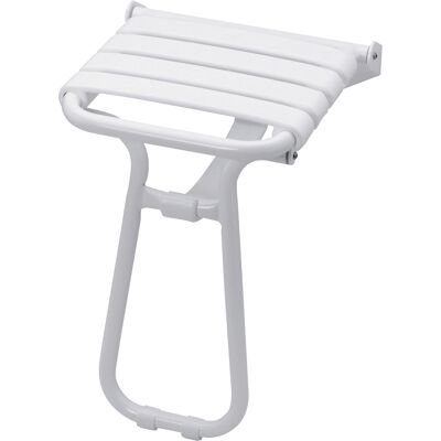 PMR - Gama7ListonesBlancos - Weiß 50 cm Ø25 - Duschsitz PMR - Gama7ListonesBlancos - Weiß 50 cm Ø25 - Duschsitz