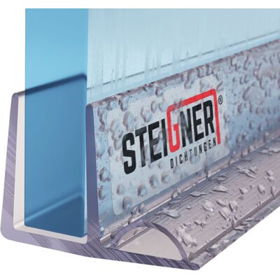 Duschdichtung Uk19 Ersatzdichtung Für Dusche Wasserabweiser, L, 170 Cm, (einzeldichtung), 5mm Bis 6mm Glasstärke - Steigner Duschdichtung Uk19 Ersatzdichtung Für Dusche Wasserabweiser, L, 170 Cm, (einzeldichtung), 5mm Bis 6mm Glasstärke - Steigner