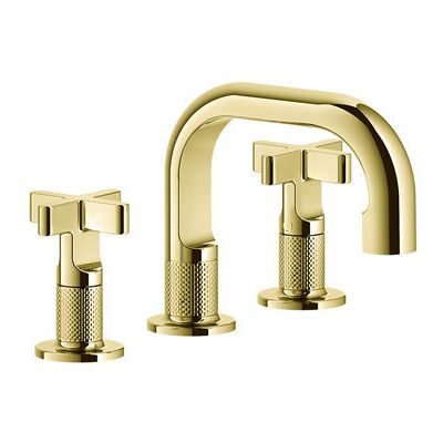 Gessi Inciso+ 3-loch-waschtischarmatur, Auslauf H=59 Mm X Gessi Inciso+ 3-loch-waschtischarmatur, Auslauf H=59 Mm X