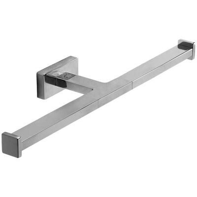 Inda - Doppelter Rollenhalter Lea Chrom Glänzend Inda - Doppelter Rollenhalter Lea Chrom Glänzend