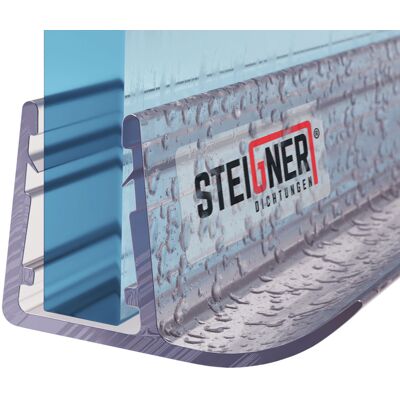 Steigner Duschdichtung Uk14 Ersatzdichtung Für Dusche Wasserabweiser, L, 170 Cm, (einzeldichtung), 6mm Bis 8mm Glasstärke Steigner Duschdichtung Uk14 Ersatzdichtung Für Dusche Wasserabweiser, L, 170 Cm, (einzeldichtung), 6mm Bis 8mm Glasstärke