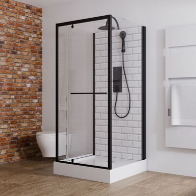 SCHULTE - Jersey - 90x90 cm - mattschwarz - Duschkabine SCHULTE - Jersey - 90x90 cm - mattschwarz - Duschkabine