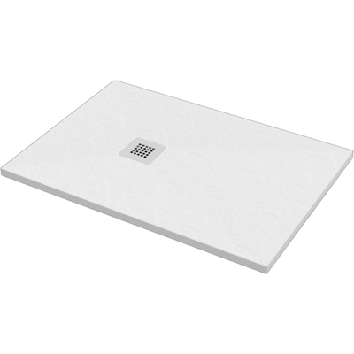 Ponsi Rechteckige Duschwanne 80x120cm - Mattweiß - Marmorharz Ponsi Rechteckige Duschwanne 80x120cm - Mattweiß - Marmorharz