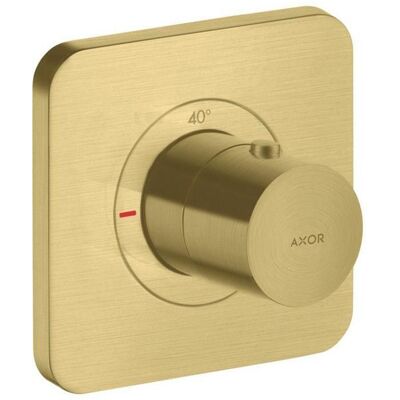 Hansgrohe Axor Citterio E Thermostatmodul - Brushed Brass - 12x12 - Thermostat Modul Hansgrohe Axor Citterio E Thermostatmodul - Brushed Brass - 12x12 - Thermostat Modul