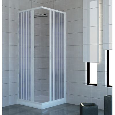 IDRALITE Duschkabine In Pvc H 185 Cm Mod. Acquario 100x100 Zentrale Öffnung IDRALITE Duschkabine In Pvc H 185 Cm Mod. Acquario 100x100 Zentrale Öffnung