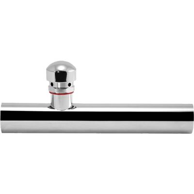 Tecuro - Wandrohr 200 Mm Mit Rohrbelüfter Für Siphon Geruchsverschluss, Messing Verchromt Tecuro - Wandrohr 200 Mm Mit Rohrbelüfter Für Siphon Geruchsverschluss, Messing Verchromt