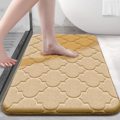 OEM Ultraweiche, Rutschfeste Badematte Aus Memory-schaum, Wasserabsorbierend Und Maschinenwaschbar, Bodenmatte Fürs Badezimmer OEM Ultraweiche, Rutschfeste Badematte Aus Memory-schaum, Wasserabsorbierend Und Maschinenwaschbar, Bodenmatte Fürs Badezimmer