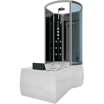 Acquavapore - Whirlpool Wanne Duschtempel Dusche Duschkabine K50-l33-wp 170x100 Cm Ohne 2k Scheiben Versiegelung Acquavapore - Whirlpool Wanne Duschtempel Dusche Duschkabine K50-l33-wp 170x100 Cm Ohne 2k Scheiben Versiegelung