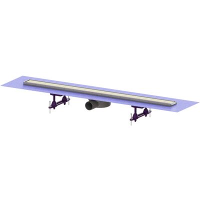 Kessel Linearis Duschrinne 45600.65M - Seitlicher Ausgang, 22mm Wasserbarriere, Edelstahlrahmen - Duschrinnen Kessel Linearis Duschrinne 45600.65M - Seitlicher Ausgang, 22mm Wasserbarriere, Edelstahlrahmen - Duschrinnen