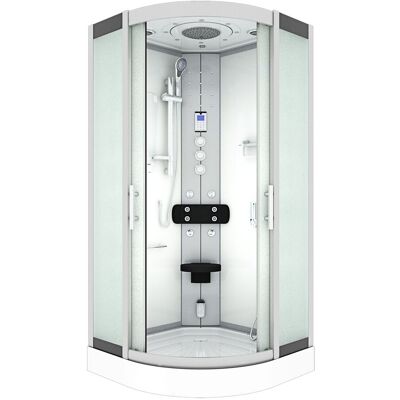 ACQUAVAPORE Dampfdusche Duschtempel Sauna Dusche Duschkabine D46-10m3-ec 90x90 Cm Mit 2k Scheiben Versiegelung ACQUAVAPORE Dampfdusche Duschtempel Sauna Dusche Duschkabine D46-10m3-ec 90x90 Cm Mit 2k Scheiben Versiegelung