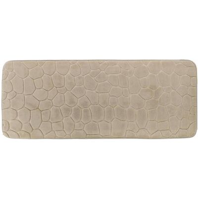 Formgedächtnismatte Aus Mikrofaser Kiesel 45x120 Cm - Taupe Tendance Formgedächtnismatte Aus Mikrofaser Kiesel 45x120 Cm - Taupe Tendance