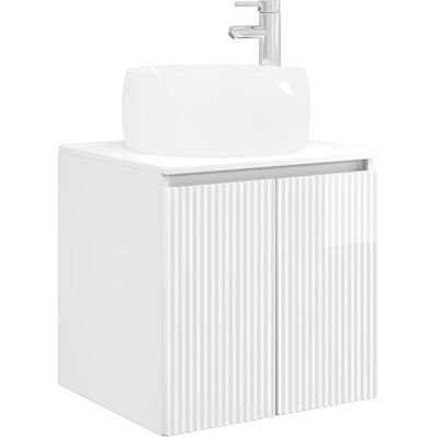 Maison Exclusive - Wandmontierte Waschtisch Hochglanz Weiß 49,5 X Maison Exclusive - Wandmontierte Waschtisch Hochglanz Weiß 49,5 X