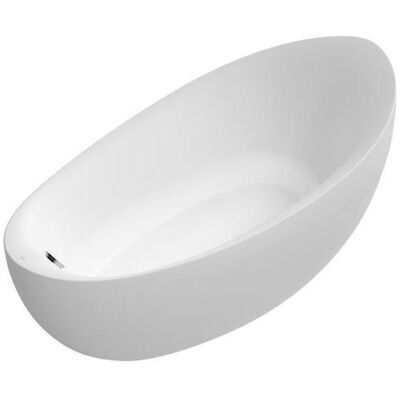 Villeroy & Boch Aveo Freistehende ovale Badewanne - 190x95 cm - Quaryl - Modernes Design Villeroy & Boch Aveo Freistehende ovale Badewanne - 190x95 cm - Quaryl - Modernes Design