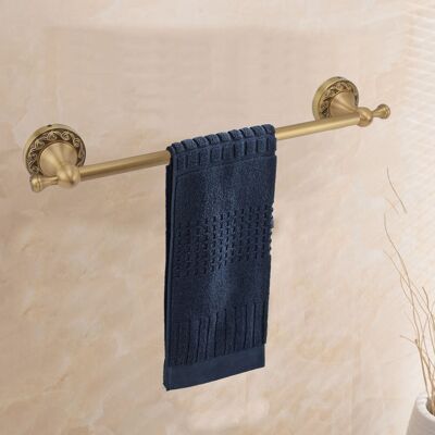 JUTE Handtuchhalter Komplett Aus Kupfer, Einreihig, Badezimmer-handtuchhalter Im Europäischen Stil, Hängestange, Badezimmer-ablage, Antiker Stil. JUTE Handtuchhalter Komplett Aus Kupfer, Einreihig, Badezimmer-handtuchhalter Im Europäischen Stil, Hängestange, Badezimmer-ablage, Antiker Stil.