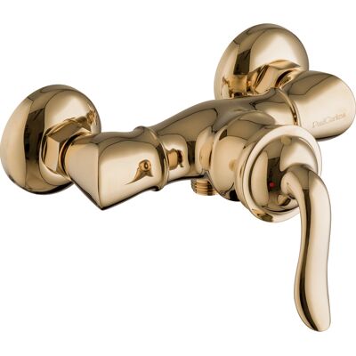 Gold Duscharmatur Aufputz Retro Nostalgie Mischbatterie - Paulgurkes Gold Duscharmatur Aufputz Retro Nostalgie Mischbatterie - Paulgurkes
