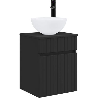 Maison Exclusive - Wandmontierte Waschbecken-vanität Schwarz 39 X Maison Exclusive - Wandmontierte Waschbecken-vanität Schwarz 39 X