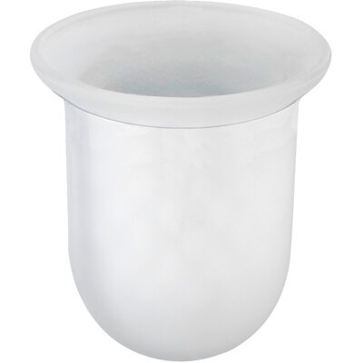 Wenko Weißes Glas WC-Bürstenhalter - Badezimmerzubehör Wenko Weißes Glas WC-Bürstenhalter - Badezimmerzubehör