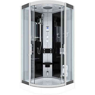 ACQUAVAPORE Dampfdusche Duschtempel Sauna Dusche Duschkabine D46-13t2-ec 90x90 Cm Mit 2k Scheiben Versiegelung ACQUAVAPORE Dampfdusche Duschtempel Sauna Dusche Duschkabine D46-13t2-ec 90x90 Cm Mit 2k Scheiben Versiegelung