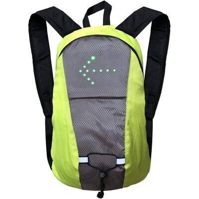 NO BRAND Reflektierender Fahrradrucksack 15l Mit Led-blitzlicht (500mah Akku), Usb-aufladbar, Sicherheitsrucksack Mit Signallicht, Für Radfahren Und Laufen, Grün NO BRAND Reflektierender Fahrradrucksack 15l Mit Led-blitzlicht (500mah Akku), Usb-aufladbar, Sicherheitsrucksack Mit Signallicht, Für Radfahren Und Laufen, Grün