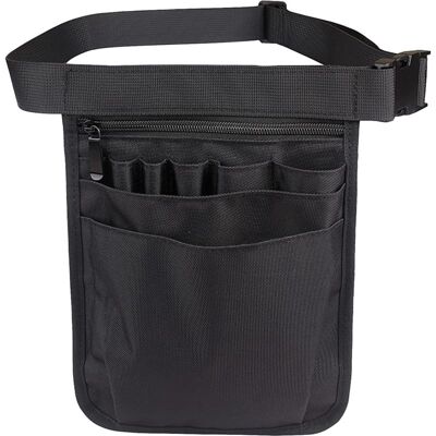 KEEMOTE Werkzeugtasche Für Krankenschwestern, Multifunktionale Werkzeuggürteltasche, Werkzeugbeutel, Werkzeughalter, Schwarze Aufbewahrungstasche Für Pflegezubehör Mit Verstellbarem Gürtel Für Krankenschweste KEEMOTE Werkzeugtasche Für Krankenschwestern, Multifunktionale Werkzeuggürteltasche, Werkzeugbeutel, Werkzeughalter, Schwarze Aufbewahrungstasche Für Pflegezubehör Mit Verstellbarem Gürtel Für Krankenschweste