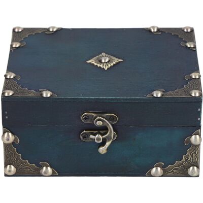 LEDE Multifunktionale Vintage-schmuckaufbewahrungsbox Aus Holz, Klassische Schmuckbox Für Accessoires Und Foto-requisiten LEDE Multifunktionale Vintage-schmuckaufbewahrungsbox Aus Holz, Klassische Schmuckbox Für Accessoires Und Foto-requisiten