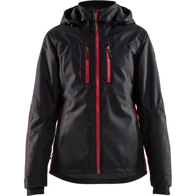 BLAKLADER Blakläder Damen Funktionsjacke, Schwarz / Rot, Unisex-größe: M BLAKLADER Blakläder Damen Funktionsjacke, Schwarz / Rot, Unisex-größe: M