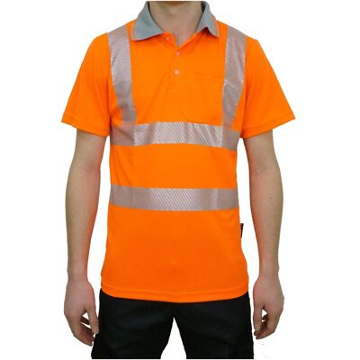 Profil Warn-poloshirt Paul Gr. 5xl Orange Profil Warn-poloshirt Paul Gr. 5xl Orange