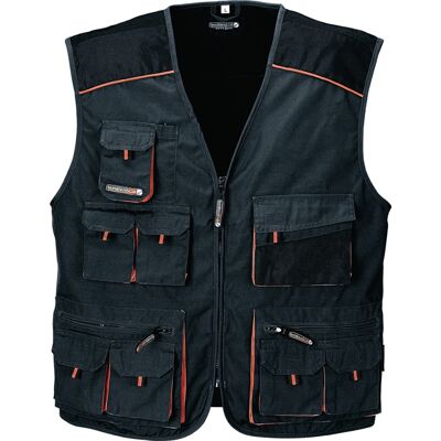 Terratrend Weste Gr.60 Dunkelgrau/schwarz/orange Terratrend Terratrend Weste Gr.60 Dunkelgrau/schwarz/orange Terratrend