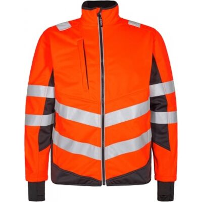 Warnschutz Softshell Jacke Safety 1158-237-1079 Gr. S Orange/anthrazit Grau - Engel Warnschutz Softshell Jacke Safety 1158-237-1079 Gr. S Orange/anthrazit Grau - Engel