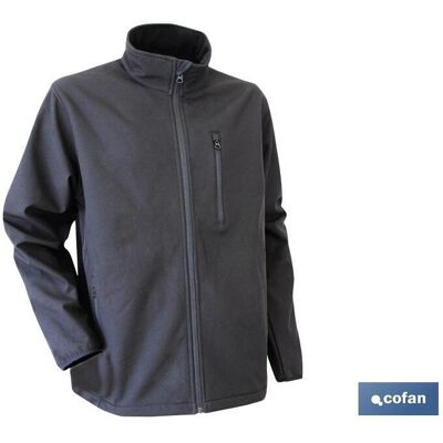 COFAN Lister Softshell-jacke, Schwarz, 340 G/m, Größe M COFAN Lister Softshell-jacke, Schwarz, 340 G/m, Größe M