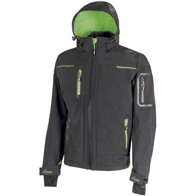 U-power - Space Arbeit Softshelljacke - Xxxl - Anthrazit/grüne U-power - Space Arbeit Softshelljacke - Xxxl - Anthrazit/grüne