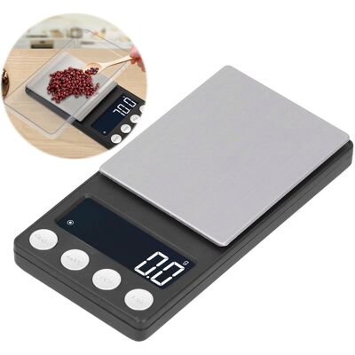 JUTE Elektronische Mini-taschenwaage Für Schmuck, Gold, Karat, Tragbare Medikamente, 500 G/0,1 G. JUTE Elektronische Mini-taschenwaage Für Schmuck, Gold, Karat, Tragbare Medikamente, 500 G/0,1 G.
