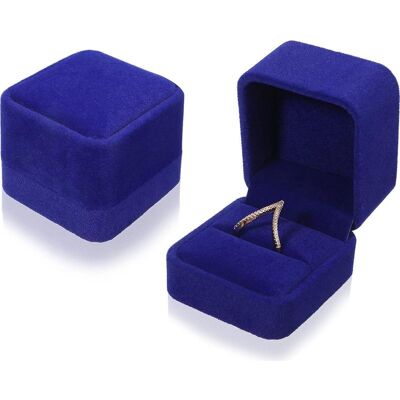 TRUVO Zwei Samtetuis, Schmuckkästchen Für Ringe, Ohrringe, Anhänger, Geschenkbox Zur Aufbewahrung Für Hochzeiten, Verlobungen Und Valentinstag. TRUVO Zwei Samtetuis, Schmuckkästchen Für Ringe, Ohrringe, Anhänger, Geschenkbox Zur Aufbewahrung Für Hochzeiten, Verlobungen Und Valentinstag.