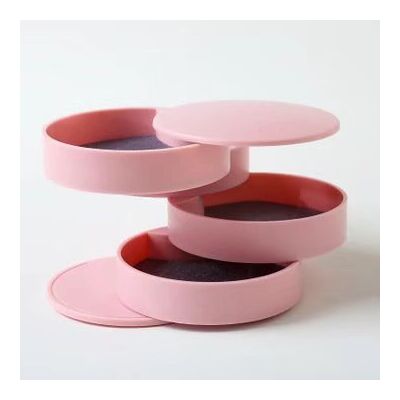 SOEKAVIA Minkurow Schmuckkästchen, Schmuckaufbewahrung Schmuckkästchen Damen Schmuckschalen 4 Etagen Drehbare Schmuckschatulle Für Ringe Halskette Ohrringe Geburtstagsgeschenk Mädchen Frauen Rosa SOEKAVIA Minkurow Schmuckkästchen, Schmuckaufbewahrung Schmuckkästchen Damen Schmuckschalen 4 Etagen Drehbare Schmuckschatulle Für Ringe Halskette Ohrringe Geburtstagsgeschenk Mädchen Frauen Rosa