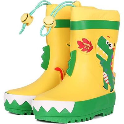 Minkurow Regenstiefel, Unisex-kinder, Jungen, Mädchen, Bequeme, Leichte Dinosaurier-gummi-regenschuhe, Gartenschule, Regenstiefel, 24 Yards Minkurow Regenstiefel, Unisex-kinder, Jungen, Mädchen, Bequeme, Leichte Dinosaurier-gummi-regenschuhe, Gartenschule, Regenstiefel, 24 Yards