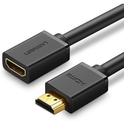 Ugreen - 0,5m Kabel Hdmi Verlängerungskabel (weiblich) - Hdmi (männlich) 19 Pin 1.4v 4k 60hz 30awg Schwarz Ugreen - 0,5m Kabel Hdmi Verlängerungskabel (weiblich) - Hdmi (männlich) 19 Pin 1.4v 4k 60hz 30awg Schwarz