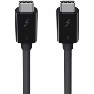 Belkin - Thunderbolt 3-Kabel usb-c-/usb-c 40 Gbit/s 100W 0.8m schwarz (F2CD084bt0.8MBK)