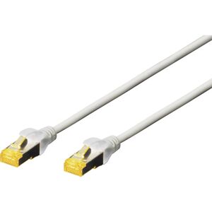 Digitus DK-1644-A-100 RJ45 Netzwerkkabel, Patchkabel cat 6a s/ftp 10.00 m Grau Halogenfrei, verdrill