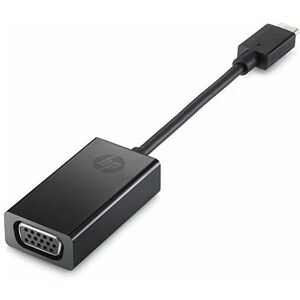 Hewlett Packard - hp usb-c zu vga Adapter Schwarz - Kabeladapter (usb-c, vga, Stecker/Buchse, Schwarz)