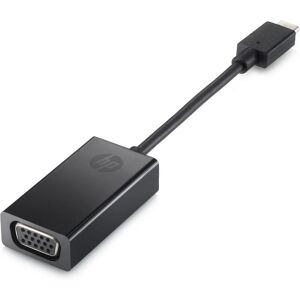 Hewlett Packard Hp usb-c zu vga Adapter Schwarz - Kabeladapter (usb-c, vga, Stecker/Buchse, Schwarz)