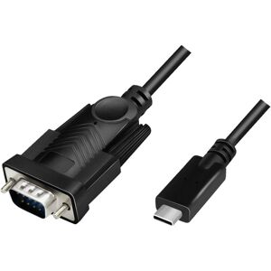 Seriell Adapter [1x usb 2.0 Stecker c - 1x D-SUB-Stecker 9pol.] 1.2 m Schwarz - Logilink