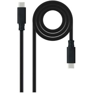 Usb 3.1 Gen2 Usb-c zu Usb-c Kabel 1.5m Schwarz Nanocable 10.01.4101-l150