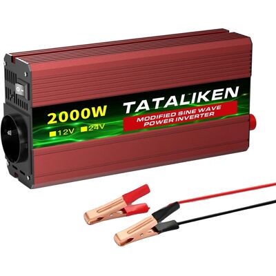 OEM Dc/ac-wechselrichter, Intelligenter Lüfter Mit Temperaturregelung, Digitalanzeige, 2000 W, Europa-d, 12 V-b, 220 V-d OEM Dc/ac-wechselrichter, Intelligenter Lüfter Mit Temperaturregelung, Digitalanzeige, 2000 W, Europa-d, 12 V-b, 220 V-d