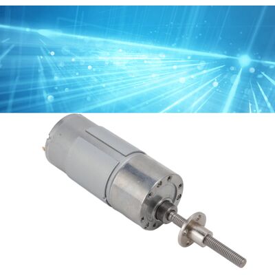 JUTE Jgb37-555 Gleichstrom-getriebemotor, 12 V Dc, M6 X 50 Mm Wellengewinde, Mit Flansch, 320 U/min JUTE Jgb37-555 Gleichstrom-getriebemotor, 12 V Dc, M6 X 50 Mm Wellengewinde, Mit Flansch, 320 U/min