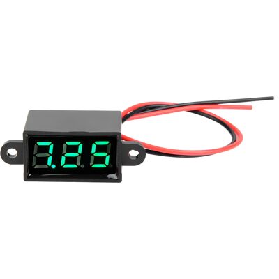 JUTE 0,28 Zoll Zweidraht-miniatur-digitalvoltmeter, Wasserdicht, 3,0–30 V Dc JUTE 0,28 Zoll Zweidraht-miniatur-digitalvoltmeter, Wasserdicht, 3,0–30 V Dc