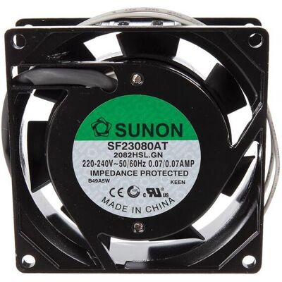 Velleman Sunon Ventilator - 230 Vac Manșon - 80 x 80 x 25 mm Velleman Sunon Ventilator - 230 Vac Manșon - 80 x 80 x 25 mm